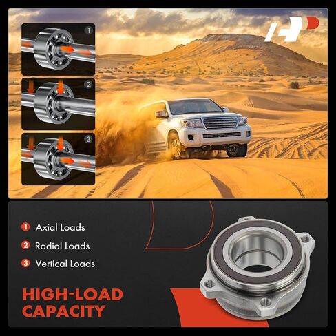 A-Premium Rear Wheel Bearing and Hub Assembly Compatible with Mercedes-Benz E400 E450 GLC300 GLC350e S450 S550 S550e S560 S600 CLS450 Maybach S550 & AMG-E53/GLC43/S63/CLS53 in Saudi Arabia