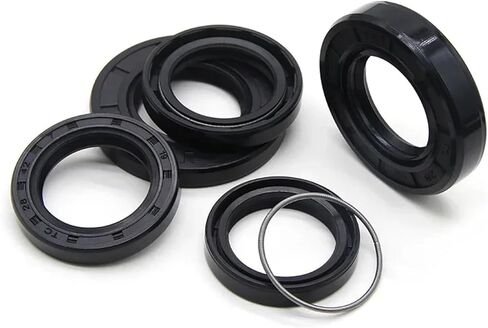 ID 14 15 16 17mm TC NBR Skeleton Oil Seals OD 20~47mm 4~10mm Nitrile Rubber Double Lip Sealing Oil Rotating Shaft(5 pieces,17x24x7mm) in Kuwait