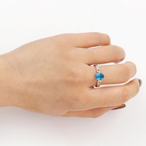 Sparkling CZ Ring for Women, Elegant Cubic Zirconia Jewelry, Wedding Engagement Party Daily Wear Gift YC6710 in Saudi Arabia