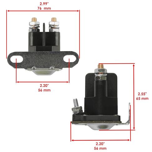 Caltric Starter Solenoid Relay Compatible with Polaris ATP 330 500 4X4 2004-2005 in Saudi Arabia