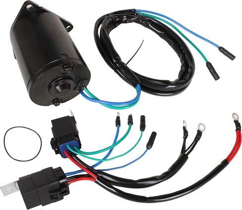 Outboard Engine 6E5-43880-00 6E5-43880-01 02 6H1-43880-00 688-43880-11 10 430-22082 TRM0053 Index-LX570-25922 PT612NM Tilt Trim Motor for Yamaha 115HP 150HP 175HP 200HP 225HP, fit Sierra 18-6259 6267 in Saudi Arabia