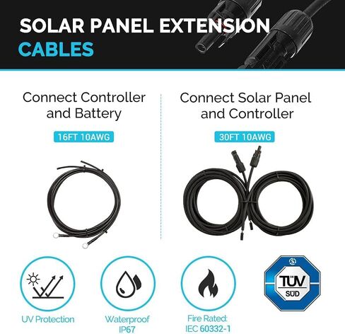 Renogy 200W 12V RV Solar Panel Kit N-Type - Adventurer 30A LCD PWM Charge Controller + Mounting Brackets for RVs, Boats, Trailers, Campers, Marine & Off - Grid Systems in Saudi Arabia