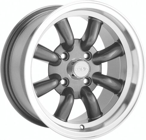 Konig Rewind Graphite Wheel with Machined Lip (15x7"/4x100mm) in Kuwait