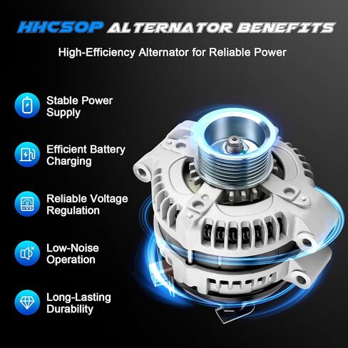 New Alternator Replacement for 2007 2008 2009 2010 2011 Honda CR-V CRV 2.4L, 03 04 05 06 07 Accord 2.4L, 06-11 Civic 2.0L, 03-11 Element 2.4L, 04-08 Acura TSX 2.4L, 06-08 CSX 2.0L, 104210-3290 13980N in Saudi Arabia