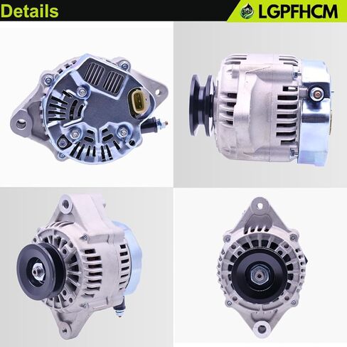 12V 75A K7711-61900 Alternator for Kubota UTV RTV1100 RTV-X1100C All Years for Kubota D1105-E2-UV 24.8HP Diesel Engine # K7711-61900 K7711-61901 K7711-61902 102211-6060 400-52227 in Kuwait