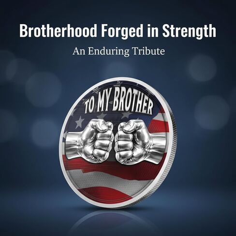 Once A Brother Always A Brothers Coin, To My Brothers Pocket Hug Token Birthday Accessory Gift Jewelry in Kuwait