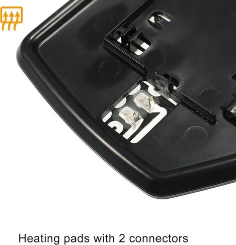 X AUTOHAUX Car 2pcs Left Right Rearview Heated Side Mirror Glass for Ford Escape 2008-2012 8L8Z17K707G AL8Z17K707E in Saudi Arabia