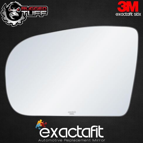Driver Side Mirror Glass Replacement For 2000 2001 2002 2003 Mercedes Benz E320 E430 E55 E-Class AMG Left Door Flat Mirrors exactafit 8135L 00 01 02 03 in Saudi Arabia