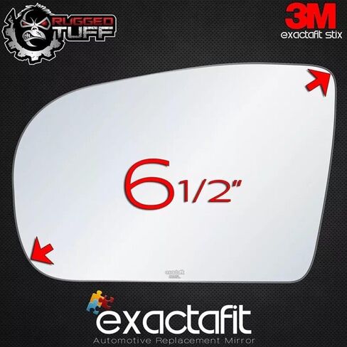 Driver Side Mirror Glass Replacement For 2000 2001 2002 2003 Mercedes Benz E320 E430 E55 E-Class AMG Left Door Flat Mirrors exactafit 8135L 00 01 02 03 in Saudi Arabia