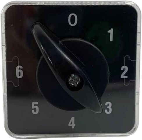 1PCS Rotary Knob 6 Position 0-6 YMZ12-20/4 Universal Manual Electrical Changeover Cam Switch 20A 690V 4 Section in Kuwait