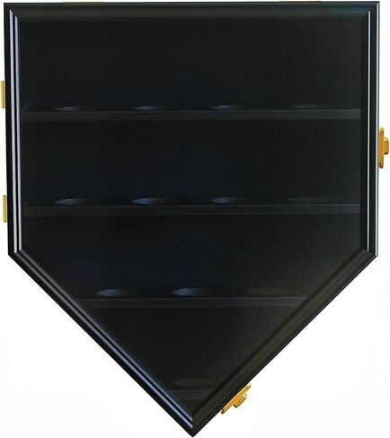 Baseball Display Case | Baseball Holders for Balls | Display Baseballs | 12 Ball Display Box | 96% Clear Antifade UV Protection | with Gold Locks for Homerun Autograph Ball | Small in Kuwait