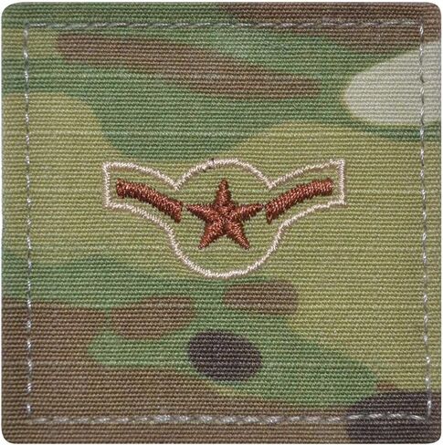 MEDALS OF AMERICA EST. 1976 Air Force Airman Rank OCP/Scorpion with Hook and Loop in Saudi Arabia