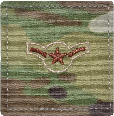 MEDALS OF AMERICA EST. 1976 Air Force Airman Rank OCP/Scorpion with Hook and Loop in Saudi Arabia