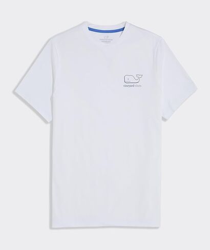 تي شيرت Vineyard Vines الرجالي من Burgee Whale بأكمام قصيرة in Kuwait