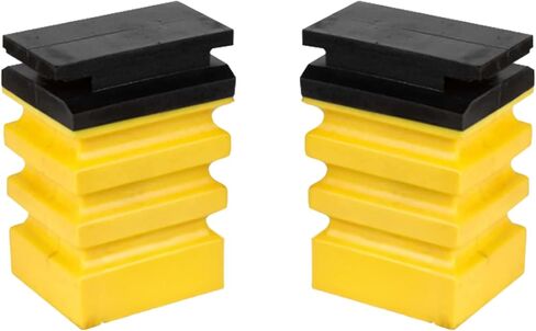 SuperSprings SSR-338-54 | SumoSprings Rear Solo for Mercedes-Benz Sprinter 3500 | Left/Right Pair | 1400 (lb) Capacity at 50% Compression | Made in The USA, Yellow in Kuwait
