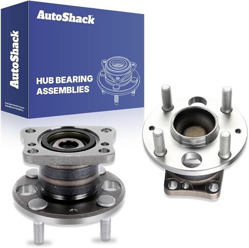 AutoShack Rear Wheel Hub Bearing Assemblies with ABS Replacement for 2011-2014 Mazda 2 2-PC in Saudi Arabia