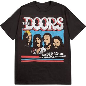 تي شيرت The Doors الرسمي للبالغين من الجنسين من The Doors New Orleans at The Warehouse in Kuwait