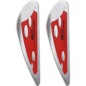 JSCARLIFE 1Pair Car Windscreen Wiper Stand Windshield Wiper Wing Blade Spoiler (Red/2) in Kuwait