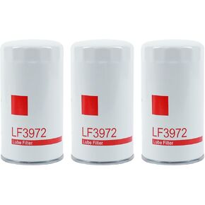 فلتر زيت LF3972 متوافق مع فريتلاينر، بيتربيلت، رام، شاحنة ستيرلنج، مركبات سبارتان موتورز المجهزة بمحركات الديزل Cummins 6B5.9، ISB 6.7، ISV5.0، 6BT 5.9، L6، OHV GAS (عبوة واحدة) in Kuwait