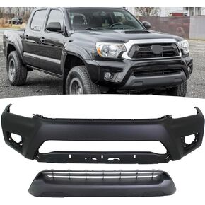 غطاء المصد الأمامي والشبكة السفلية تناسب 2012-2015 Toyota Tacoma استبدال الشواية السوداء المزخرفة لـ 5211904090، 5311204030 (المصد والشبكة السفلية) in Kuwait