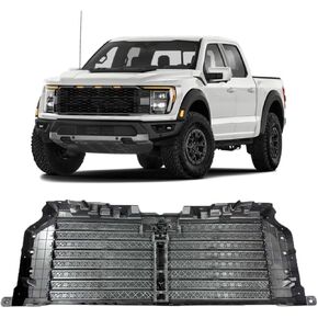 مجموعة مصراع الهواء لشبكة المبرد العلوية الأمامية متوافقة مع 2021-2023 Ford F-150، استبدل ML3Z-8475-C ML3Z-8475-A in Kuwait