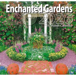 2026 Enchanted Gardens تقويم حائط كامل الحجم للتخطيط والجدولة والتنظيم in Kuwait