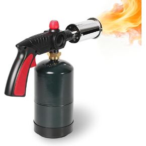 شعلة البروبان شديدة التحمل 3272 درجة فهرنهايت - شعلة احترافية متعددة الاستخدامات مع لهب قابل للتعديل للطهي والشواء والتخييم وحرق الأعشاب (الخزان غير متضمن) in Kuwait