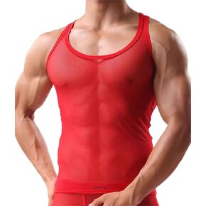 سترة Mendove شبكية شفافة بدون أكمام للرجال من Mendove in Kuwait