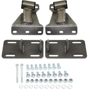 Swap Engine Conversion Motor Mounts Compatible with 1963-1972 Chevrolet/GMC C10 & Suburban 2WD Bare Metal Steel in Kuwait