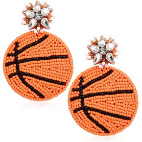 أقراط بيسبول للنساء، أقراط بيسبول مطرزة لكرة السلة وكرة القدم اللينة ليوم اللعبة، مشجعي الرياضة، قرط متدلي هدايا مجوهرات لحفلات العطلات in Kuwait