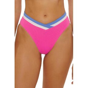 Becca Coast Line - Women's High Waist Bikini Bottom, Cheeky Coverage, Swimwear Separates for Women in Saudi Arabia