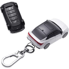 غطاء مفتاح حماية لتصفيف السيارة من Hyundai Key Fob - حافظة مفاتيح متوافقة مع Hyundai Santa Fe Palisade Kona Elantra GT 3/4/5 مفتاح التحكم عن بعد الذكي in Kuwait