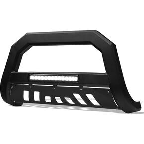 ماتي الأسود AVT نمط الألومنيوم LED ضوء الثور شريط فرشاة دفع الجبهة الوفير شواء مصبغة الحرس مع لوحة التزلج متوافق مع 05-07 جيب جراند شيروكي / 06-10 قائد in Kuwait