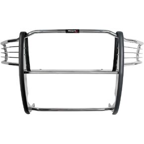 TrailFX Grille Guard for Silverado 2500 HD and 3500 HD 2020-2023 One Piece Polished Stainless Steel with Brush Guard Pre-Drilled Light Mounts TrailFX E0038S in Kuwait