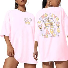 Magic Kingdom Shirts for Women Magical Princess Tshirt Cute Oversized Graphic tees Family Vacation Tops in Kuwait