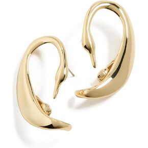 Jenny Bird Women's Egret Climber Earrings, High Polish Gold, One Size in Kuwait