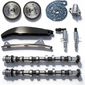 Timing Chain Kit for Hyundai Elantra 2012-2016 For Kia Forte 2014-2016 Nu MPi 1.8L Engine, w/Intake & Exhaust Camshafts, Phasers and Solenoids, 241002E100 242002E100 243502E010 243702E010 in Kuwait