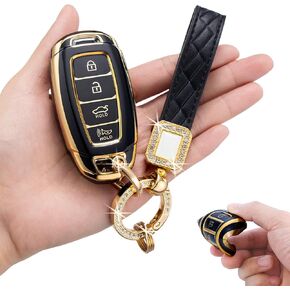 غطاء مفتاح Hyundai Key Fob، حماية ناعمة من البولي يوريثان الحراري 360 درجة لسيارة Hyundai 2019 2020 2021 2022 in Kuwait