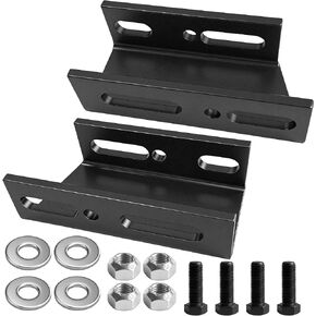 Front Sway Bar Drop Brackets, Compatible with 1967-1987 Chevy/GMC C10/K10 (Model 1019), Black in Kuwait