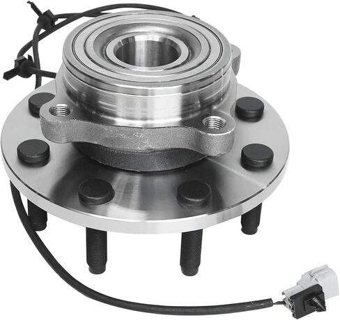 Detroit Axle - 4WD Front Wheel Bearing Hubs Kit for 00-02 Dodge Ram 2500 3500, 2 Wheel Bearing & Hubs Assembly 2 Upper Ball Joints 2000 2001 2002 Replacement - 4pc Set in Saudi Arabia