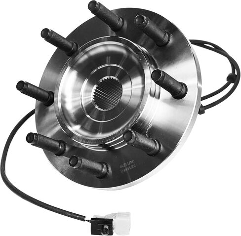 Detroit Axle - 4WD Front Wheel Bearing Hubs Kit for 00-02 Dodge Ram 2500 3500, 2 Wheel Bearing & Hubs Assembly 2 Upper Ball Joints 2000 2001 2002 Replacement - 4pc Set in Saudi Arabia
