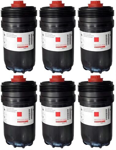 (set of 6) FF63054NN Fuel Filter 10 Micron Compatible with 6.7 Cummins B/L series Diesel Engines Replaces FF63009 5303743 FF63008 BF63000 FH22168 in Kuwait