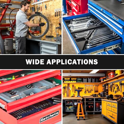 ‌12 قطعة من ملصقات صندوق الأدوات المغناطيسية، علامات تنظيم قابلة لإعادة الاستخدام لصناديق الأدوات الفولاذية والعربات والأدراج والخزائن، بلاستيك متين، سهل التنظيف، هدية لأصحاب الأعمال اليدوية والميكانيكيين in Kuwait