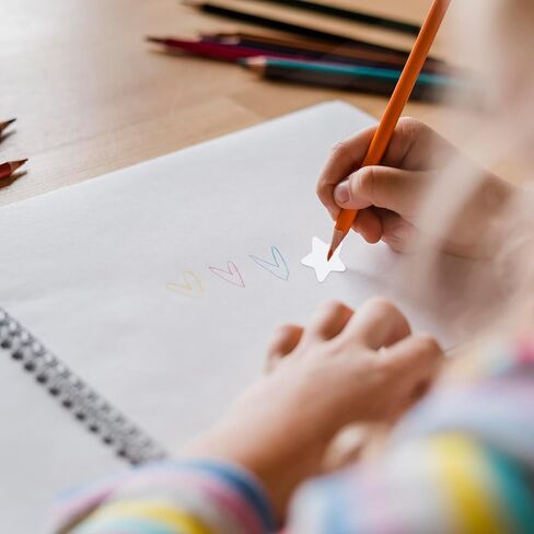 500Pcs White Star Stickers 1 Inch Adhesive White Stars Large Stars Stickers Labels Waterproof Removable Star Shape Sticker for Crafts Reward Wall Decals in Kuwait