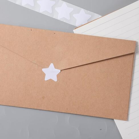 500Pcs White Star Stickers 1 Inch Adhesive White Stars Large Stars Stickers Labels Waterproof Removable Star Shape Sticker for Crafts Reward Wall Decals in Kuwait
