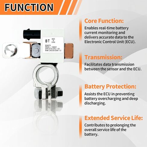 38920-TZ5-A02 Battery Current Sensor Assembly Compatible with 2016-2019 Honda Odyssey Pilot Ridgeline 2014-2024 Acura MDX RDX Replace 38920TZ5A02 in Kuwait