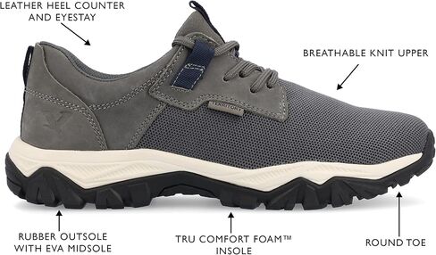 Territory Mens Trekker Tru Comfort Foam Casual Lace-up Knit Sneaker in Kuwait