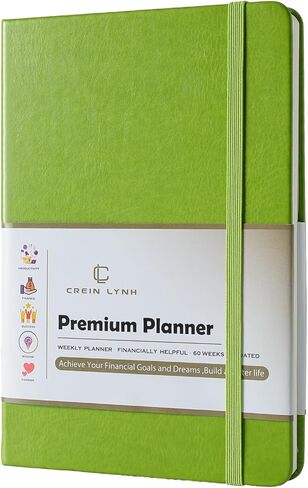 2026 Weekly and Monthly Planner, Calendar Planner with Budget & Goal Setting, A5 Hardcover Agenda Book with Inner Pocket, Jan 2025 – Dec 2027 Daily Organizer for School Office Home, Black in Saudi Arabia