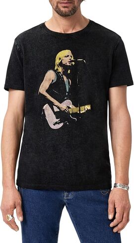 John Varvatos Men's Tom Petty “yer So Bad" Applique Tee in Saudi Arabia