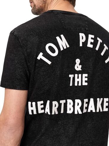 تي شيرت John Varvatos الرجالي Tom Petty "yer So Bad" مزخرف in Kuwait